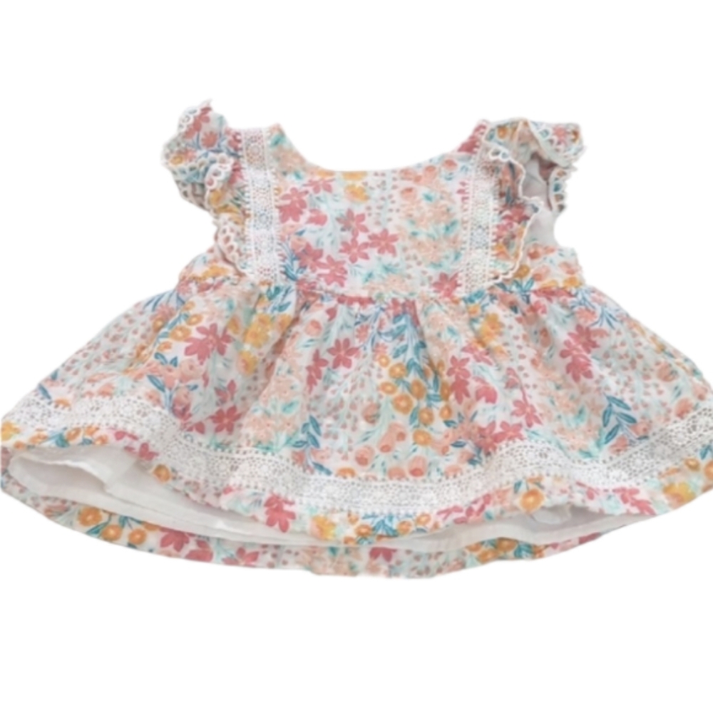 Size 3-6M Baby Girls Tommy Bahama Multicolor Baby Dress